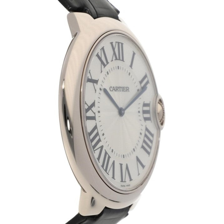 Cartier Ballon Bleu De Cartier 18K Weissgold Handaufzug Herrenuhr Ref. W6920055