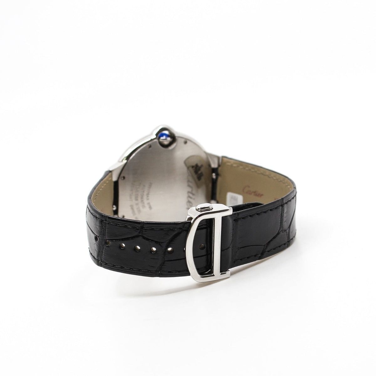 Cartier Ballon Bleu De Cartier Watch, 40mm, Automatic Movement, Steel, Leather WSBB0039