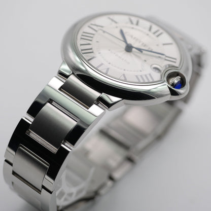 Cartier Ballon Bleu De Cartier Watch, 40mm, Automatic Movement, Steel WSBB0040