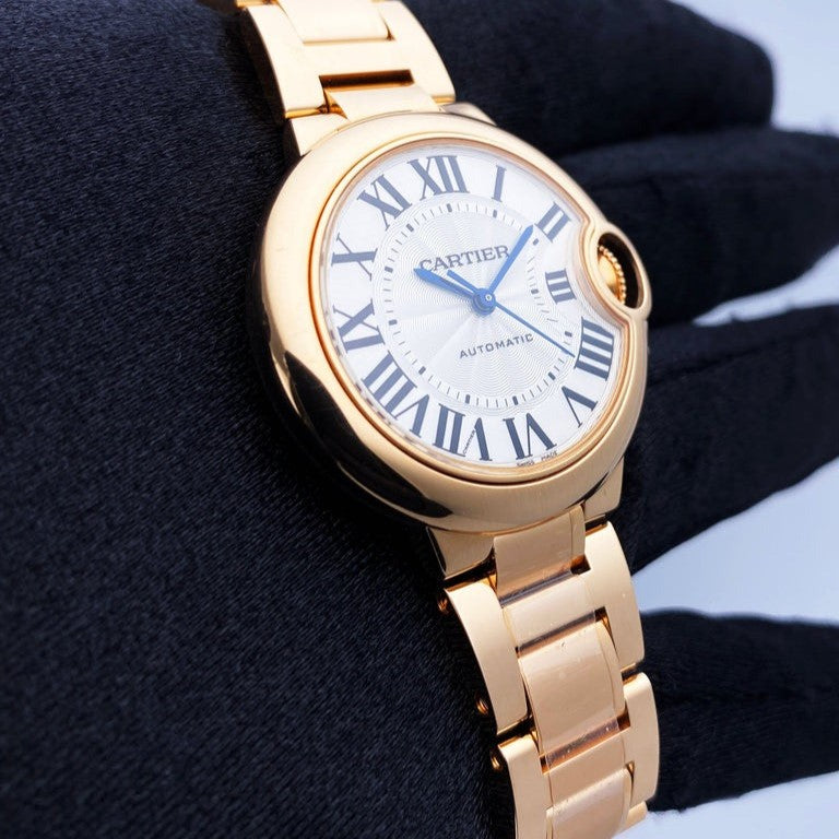 Cartier Ballon Bleu de Cartier Watch 33mm, Mechanical Movement with Automatic Winding, Rose Gold WGBB0042