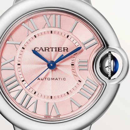 Cartier Ballon Bleu de Cartier Watch 33mm, Mechanical Movement with Automatic Winding, Steel WSBB0046