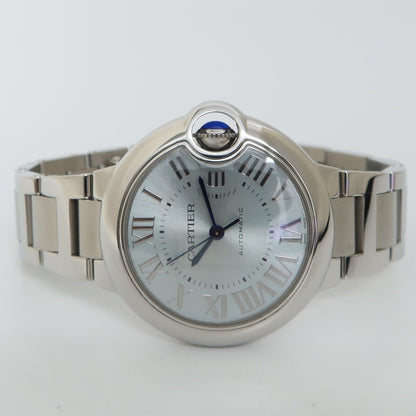 Cartier Ballon Bleu de Cartier watch 33 mm, automatic movement, steel WSBB0062
