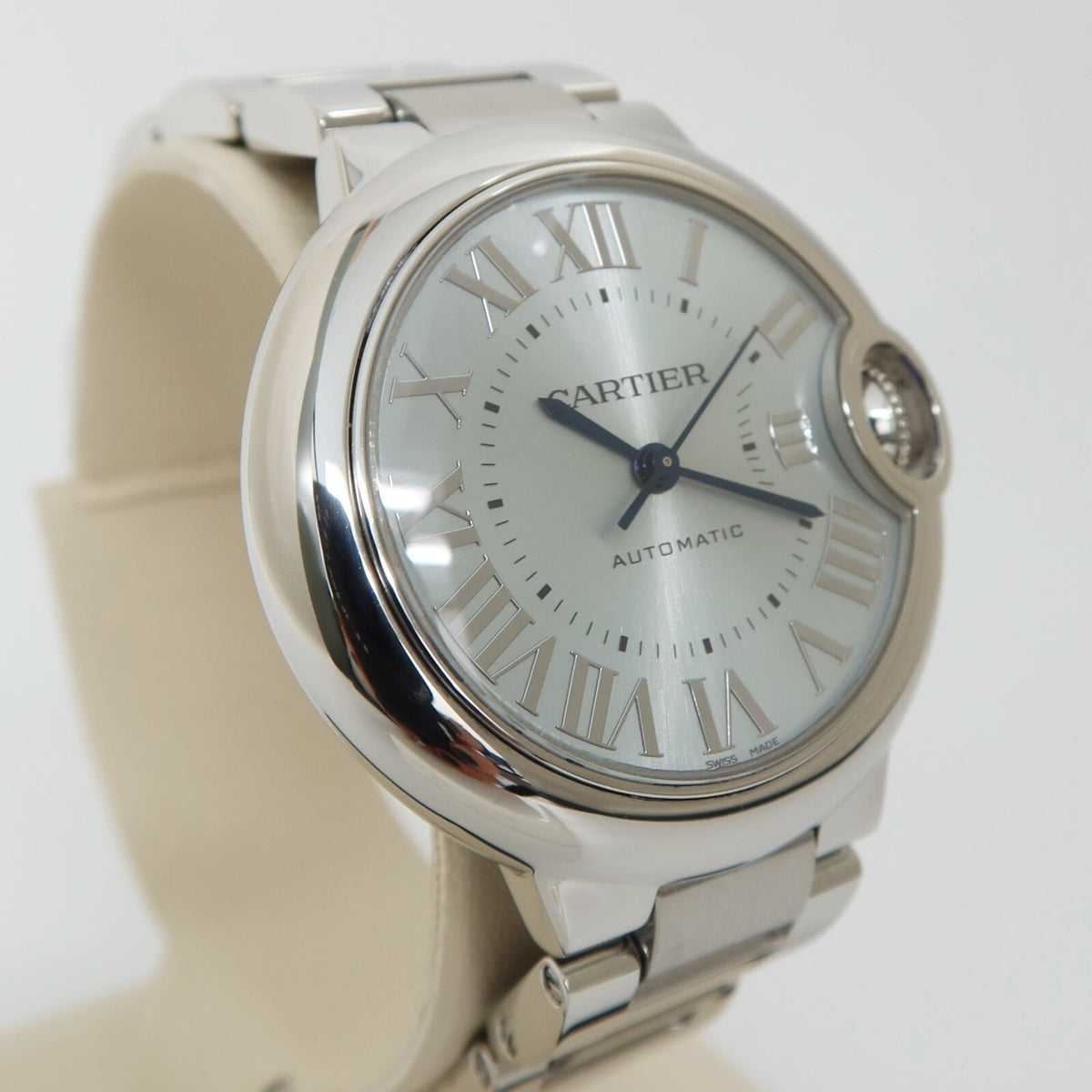 Cartier Ballon Bleu de Cartier watch 33 mm, automatic movement, steel WSBB0062