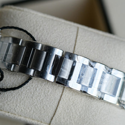 Cartier Ballon Bleu de Cartier watch 33 mm, automatic movement, steel, diamonds W4BB0028