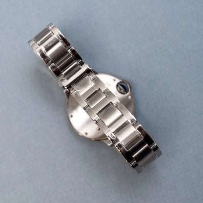 Cartier Ballon Bleu de Cartier watch, 33 mm, mechanical movement with automatic winding. Steel case, WSBB0044