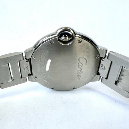 Cartier Ballon Bleu de Cartier watch, 36 mm, mechanical movement with automatic winding. Steel case, W4BB0024