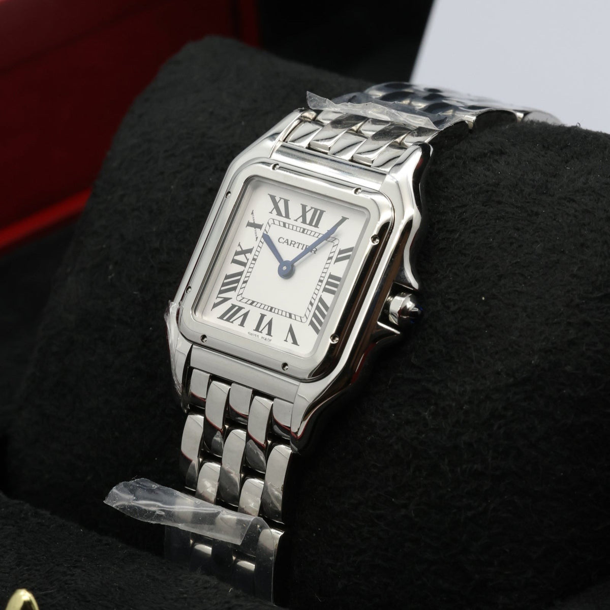 Cartier Panthre De Cartier Watch Medium Model, Quartz Movement, Steel WSPN0007