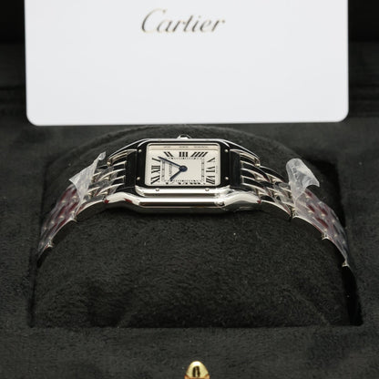 Cartier Panthre De Cartier Watch Medium Model, Quartz Movement, Steel WSPN0007