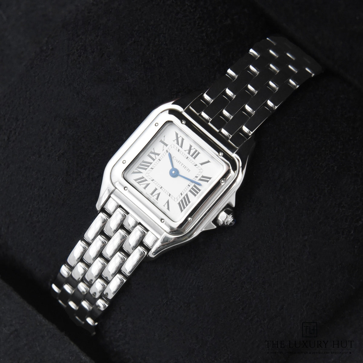 Cartier Panthre De Cartier Watch, Small Model, Quartz Movement, Steel WSPN0006