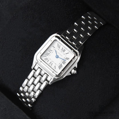 Cartier Panthre De Cartier Watch, Small Model, Quartz Movement, Steel WSPN0006