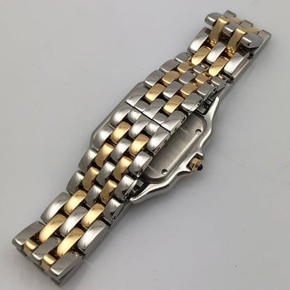 Cartier Panthre De Cartier Watch Small Model, Quartz Movement, Yellow Gold, Steel W2PN0006