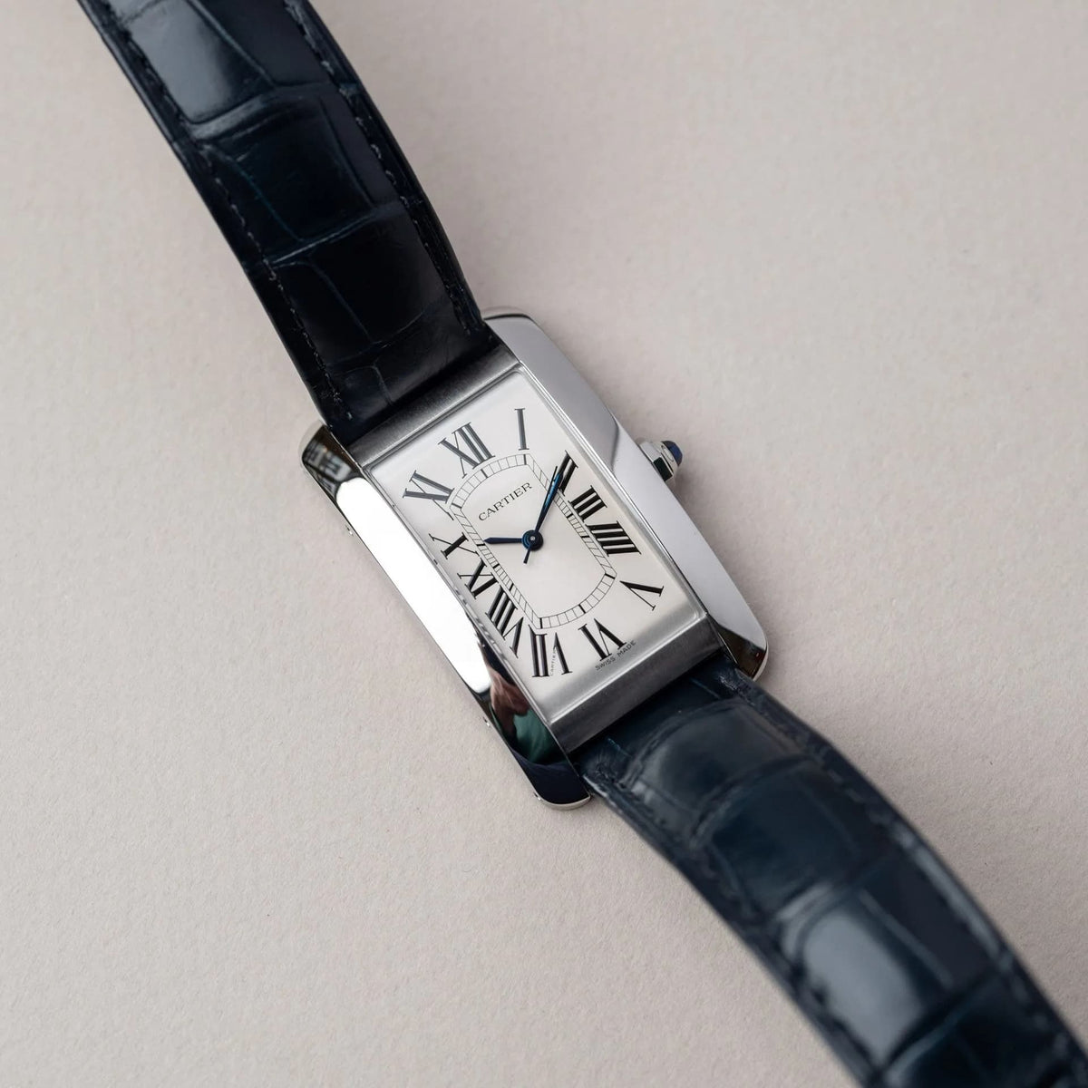 Cartier Tank Americaine Watch Large Strap Watch