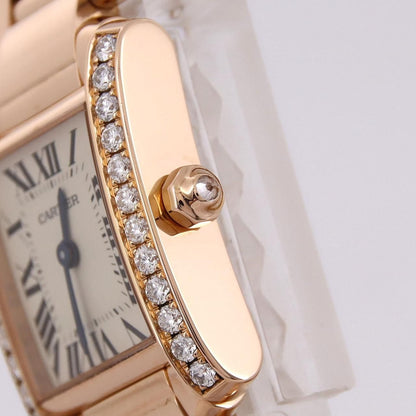 Cartier Tank Franaise Watch, Medium Model, Quartz Movement WJTA0023