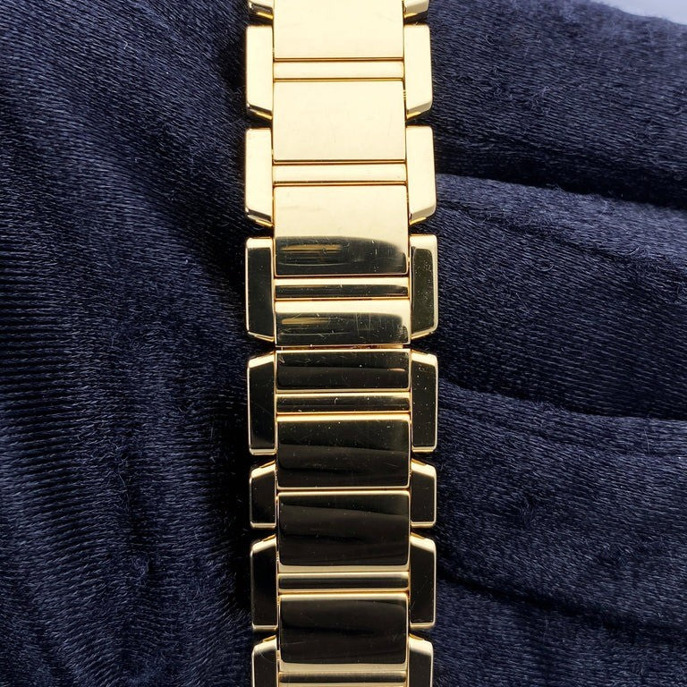 Cartier Tank Franaise Watch Small Model, Quartz Movement, Yellow Gold WGTA0114
