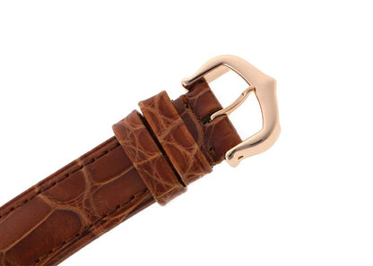 Cartier Tank Louis Cartier Watch Small Model, Hand-Wound Mechanical Movement, Rose Gold, Leather WGTA0010