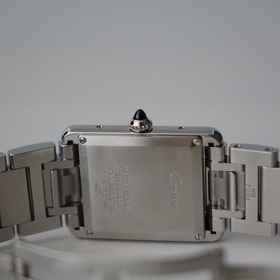 Cartier Tank Must, Large model, quartz movement, steel 33.7mm x 25.5mm WSTA0052