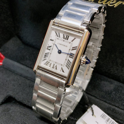 Cartier Tank Must, Small model, quartz movement, steel 29.5mm x 22mm WSTA0051