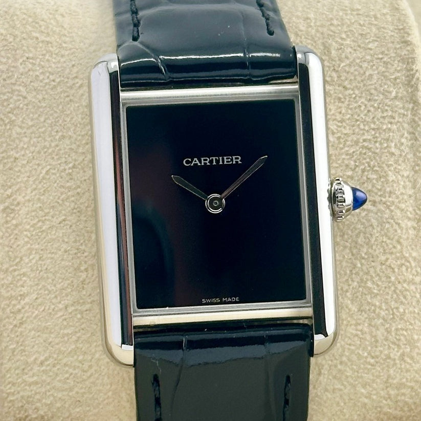 Cartier Tank Must watch, large model, quartz movement. Steel case WSTA0072