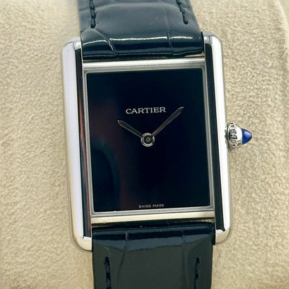 Cartier Tank Must watch, large model, quartz movement. Steel case WSTA0072