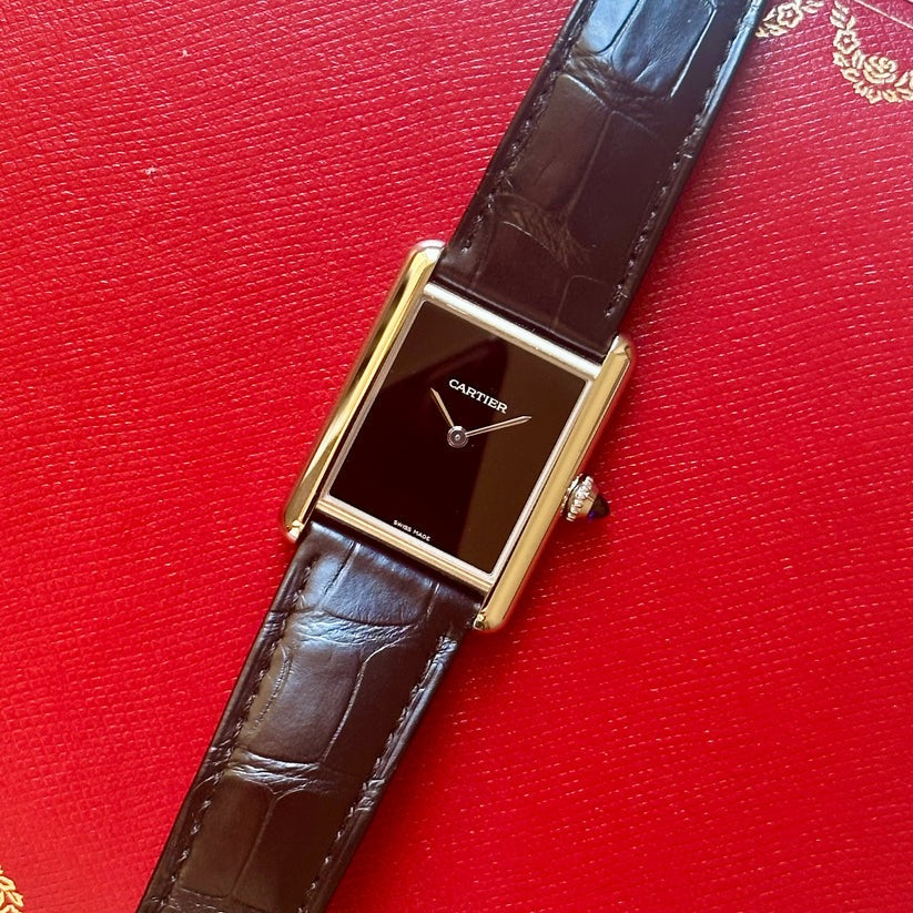 Cartier Tank Must watch, large model, quartz movement. Steel case WSTA0072