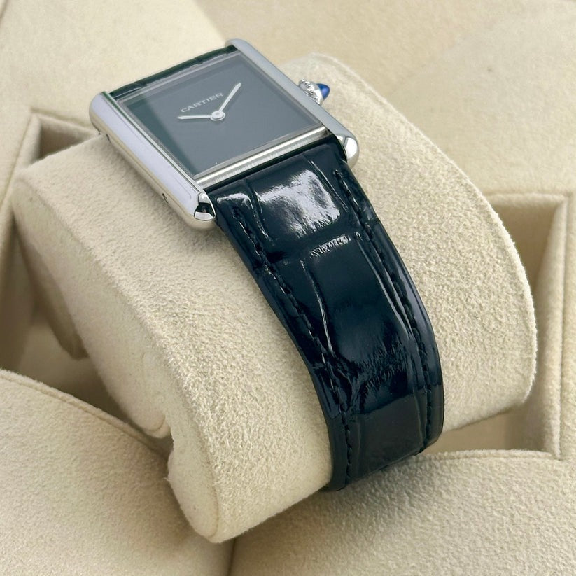 Cartier Tank Must watch, large model, quartz movement. Steel case WSTA0072