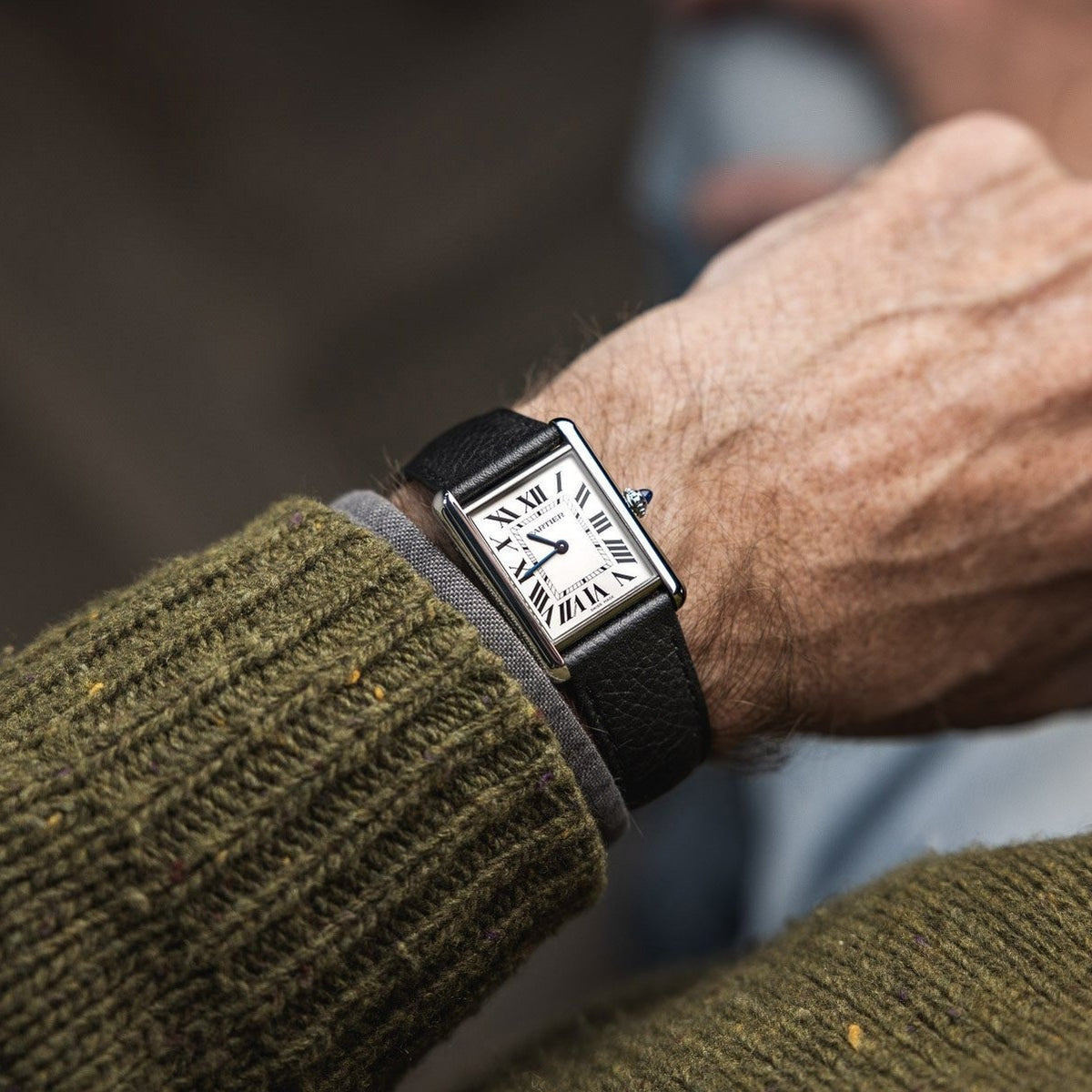 Cartier Tank Must watch, small model, photovoltaic SolarBeat movement. Steel case WSTA0060