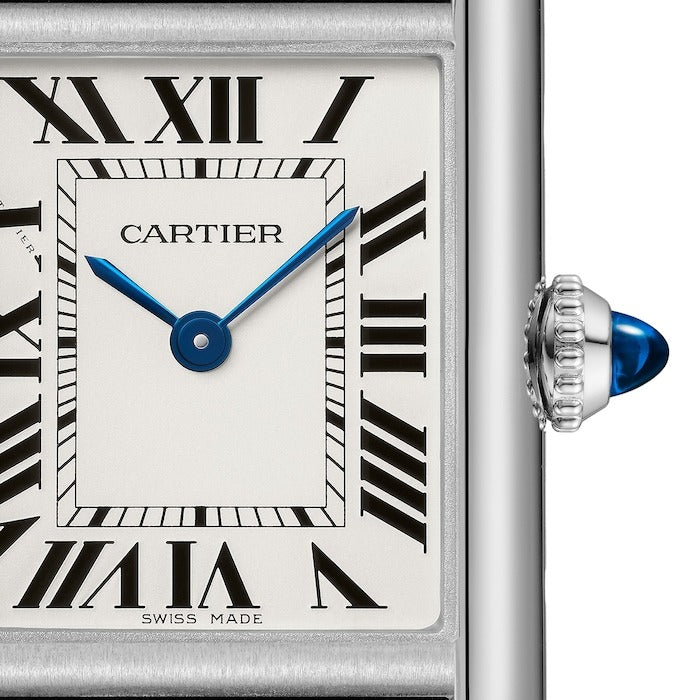 Cartier Tank Must watch, small model, photovoltaic SolarBeat movement. Steel case WSTA0060