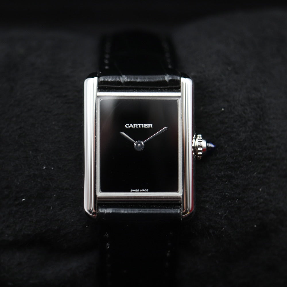 Cartier Tank Must watch, small model, quartz movement. Steel case WSTA0071