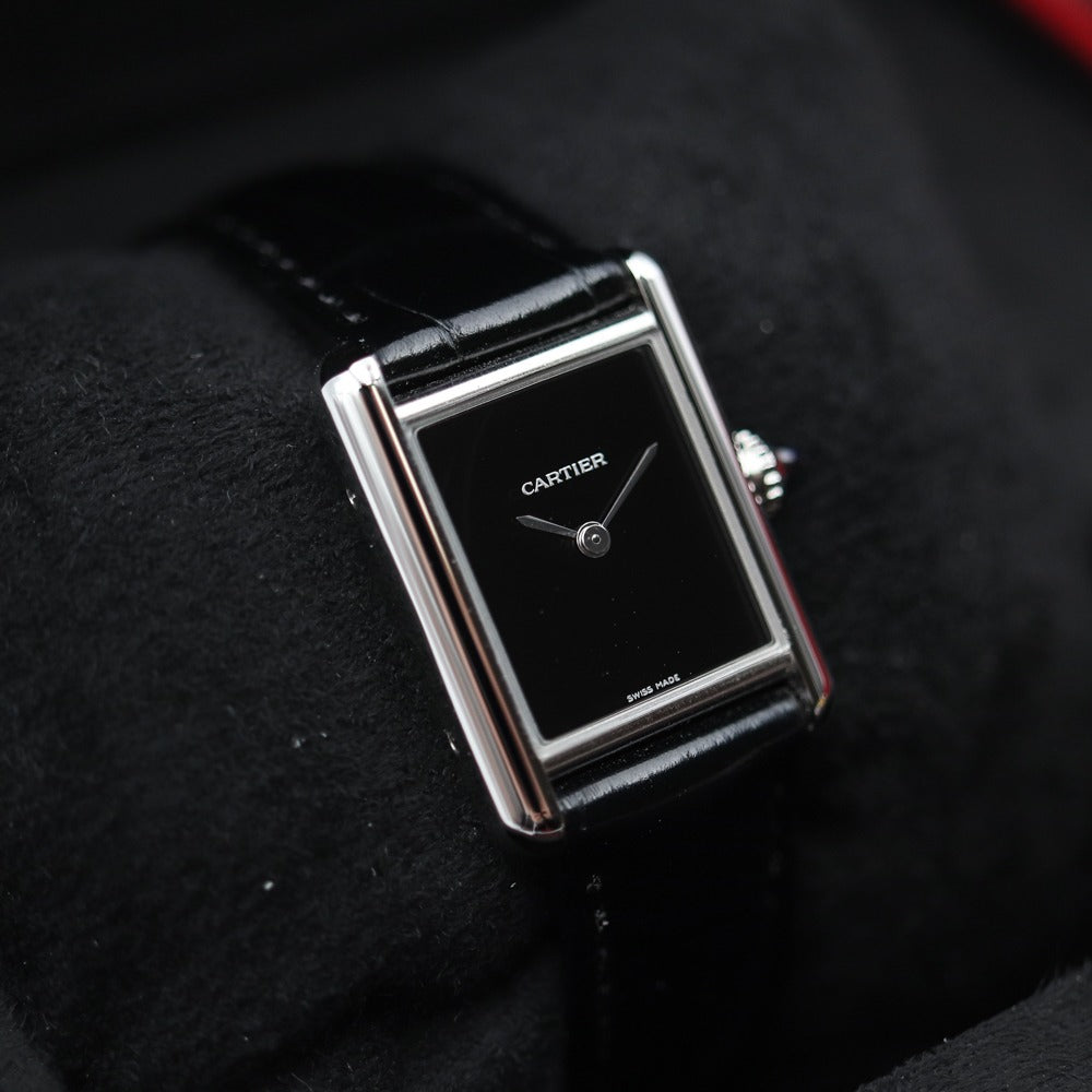 Cartier Tank Must watch, small model, quartz movement. Steel case WSTA0071