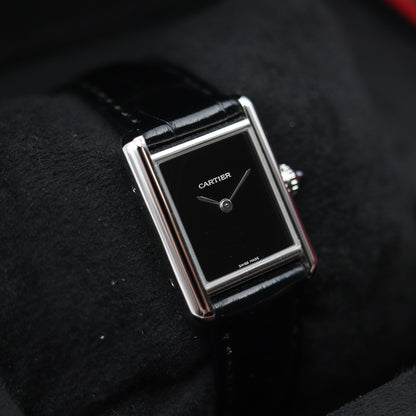 Cartier Tank Must watch, small model, quartz movement. Steel case WSTA0071
