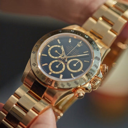 DAYTONA 16528 INVERTED 6 YELLOW GOLD BLACK - 1988