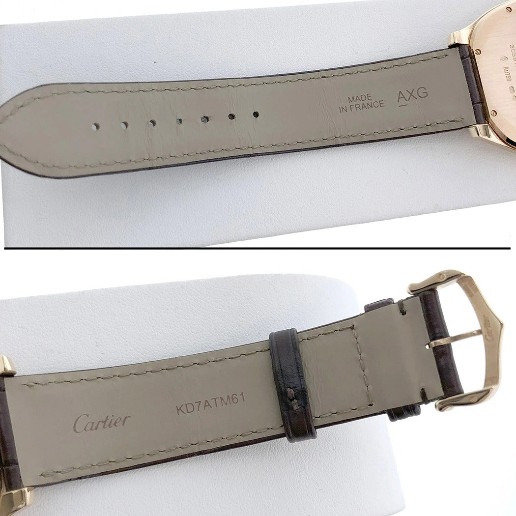 Drive de Cartier 18ct Rose Gold Manual Winding WGNM0006