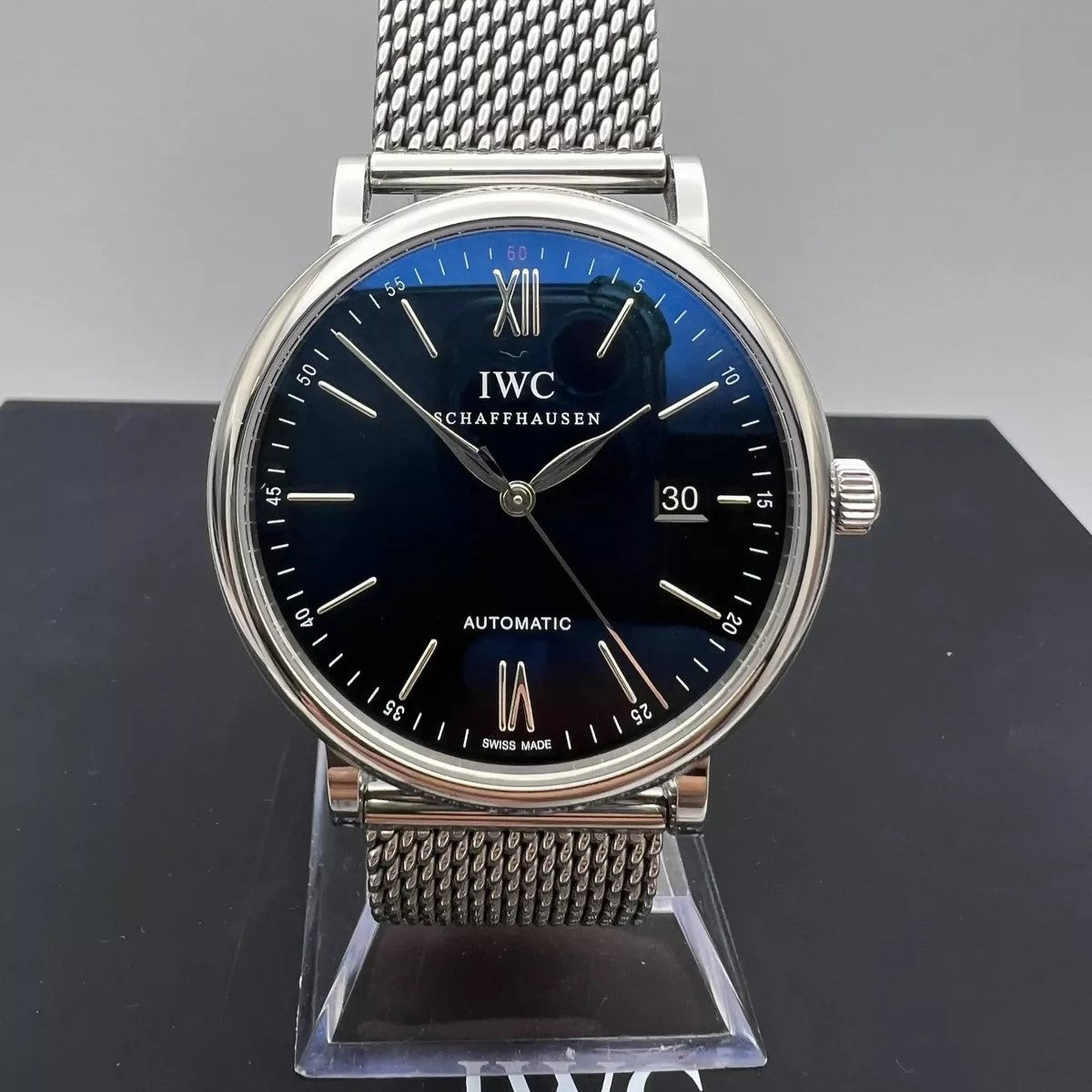 IW356506 IWC Mens Portofino Watch Stainless Steel Case & Bracelet Automatic Movement