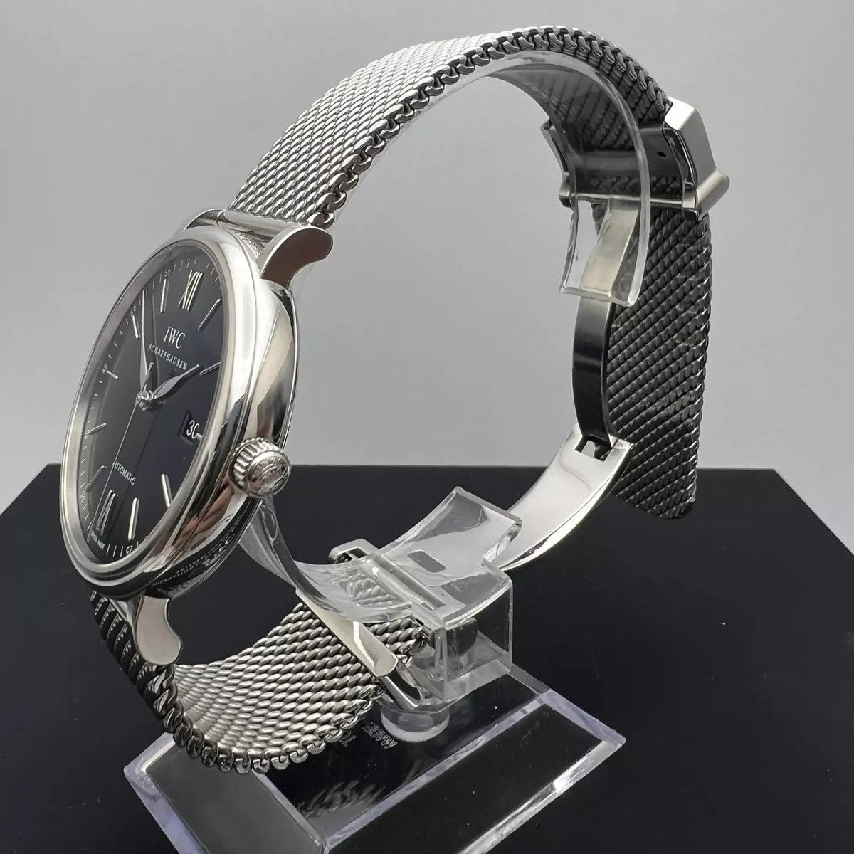 IW356506 IWC Mens Portofino Watch Stainless Steel Case & Bracelet Automatic Movement