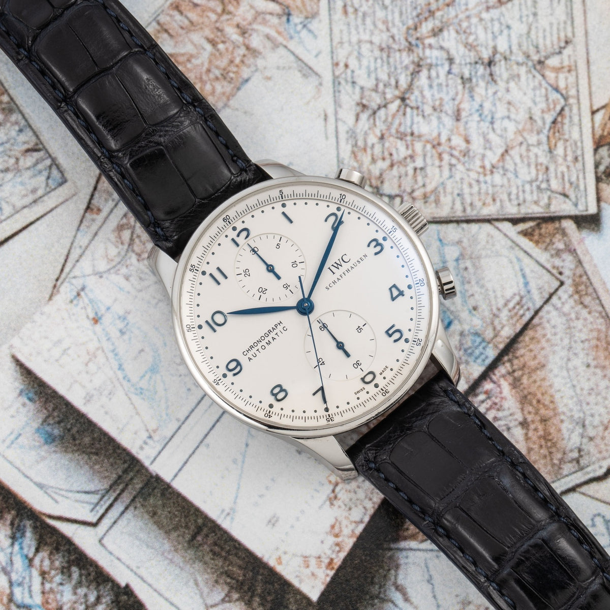 IW371446 IWC Portugieser Chrono New Automatic Movement Mens Watch