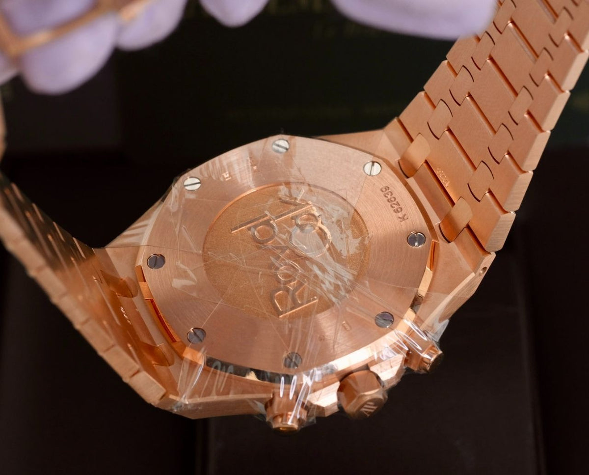 Luxury Audemars Piguet Royal Oak Selfwinding Chronograph 18K Rose Gold Watch 26331Oroo1220Or01