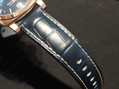 Luxury Panerai Luminor PAM1112 VSF Rose Gold Blue Dial P9010