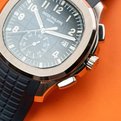 Luxury Patek Philippe Aquanaut White Gold Blue Dial 5968G-001