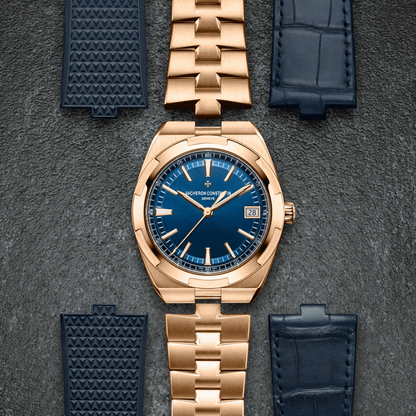 Luxury Vacheron Constantin Overseas self-winding 41 mm Pink gold, 18K 5N pink gold