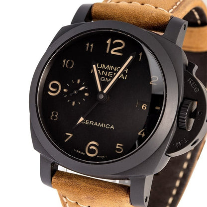 Panerai Luminor 1950 3 Days Gmt Automatic Ceramica 44mm Black Dial Men's Watch Pam00441