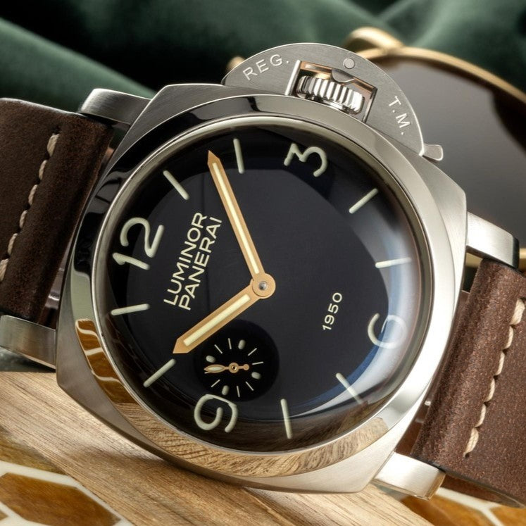 Panerai Luminor 1950 PAM127 ZF SS Black Dial OP XI