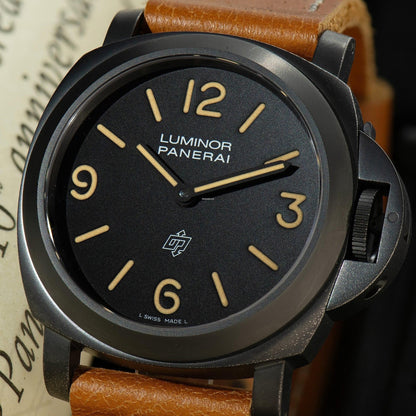 Panerai Luminor Base PAM 360 Black Ceramic Black Dial P3000