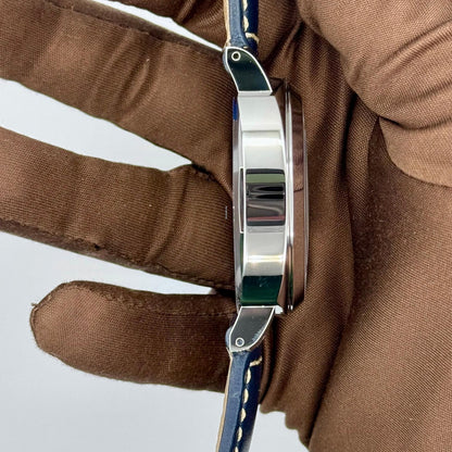 Panerai Luminor Base PAM1085 HWF SS Blue Dial Blue Leather Strap 6497