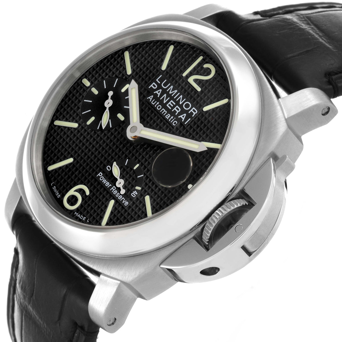 Panerai Luminor Daylight PAM 250 SS Black Dial 7750 360