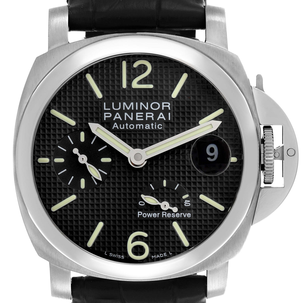 Panerai Luminor Daylight PAM 250 SS Black Dial 7750 360