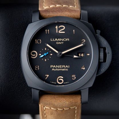 Panerai Luminor GMT PAM1441 U VSF Ceramic Black Dial P9011