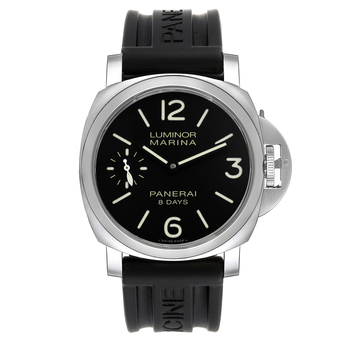 Panerai Luminor Marina 8 Days PAM 510 SS Black Dial P5000 300