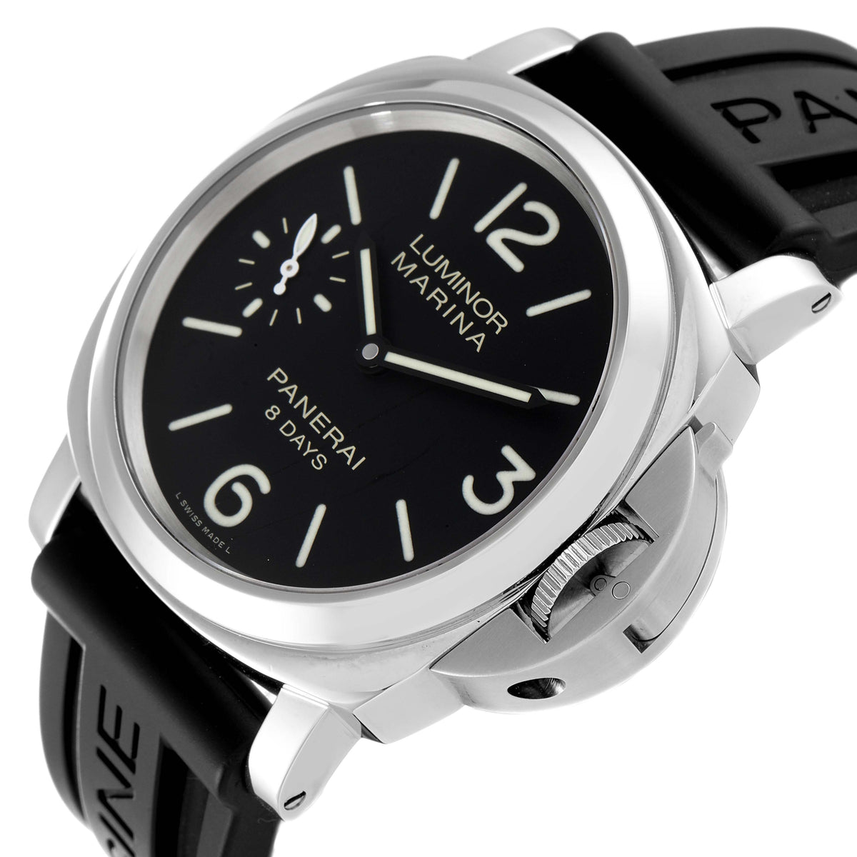 Panerai Luminor Marina 8 Days PAM 510 SS Black Dial P5000 300