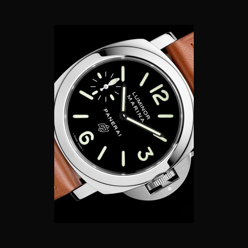 Panerai Luminor Marina Logo Acciao PAM1005 Noob Factory SS Black Dial OP II