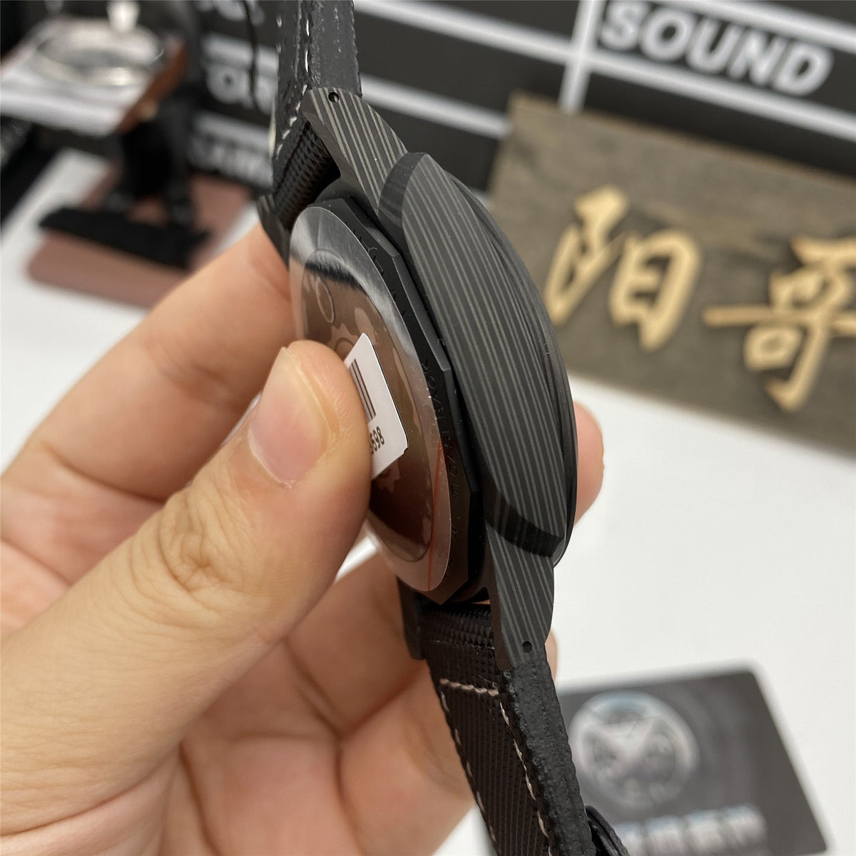 Panerai Luminor Marina Luminous Trilogy PAM1119 VSF Carbotech Anthracite Dial P9010